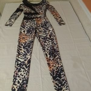 Leopard body suit